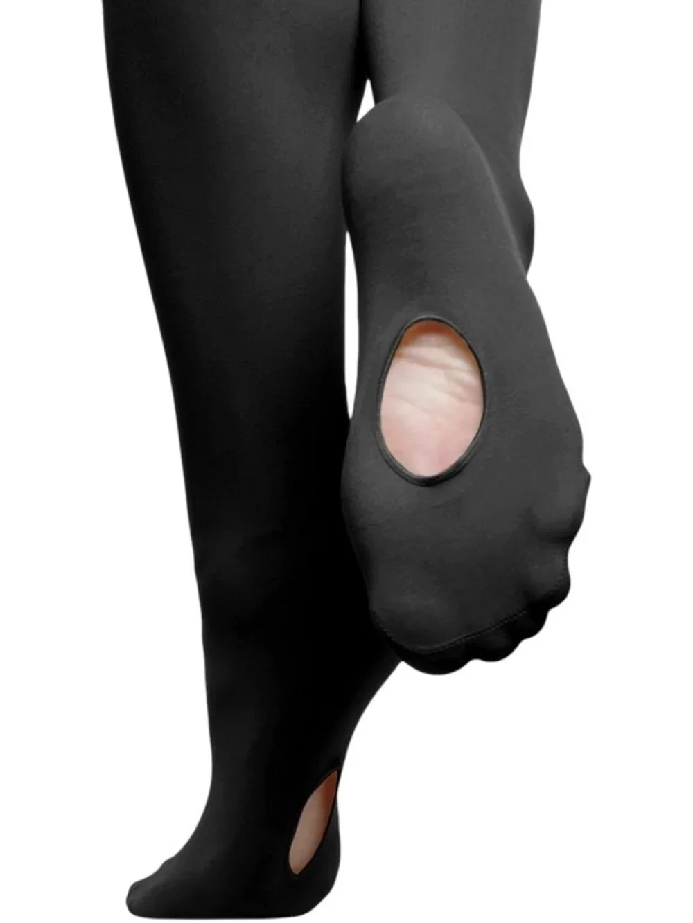 Angelina 247JR Professional-Grade Convertible Transition Ballet Tights Size 7-10